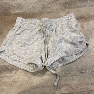 Grey/White Sweatshorts